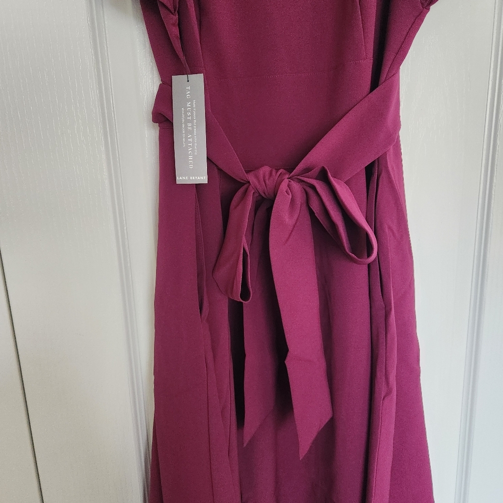 Lane Bryant Lena V-Neck Midi Dress - Picture 2 of 7